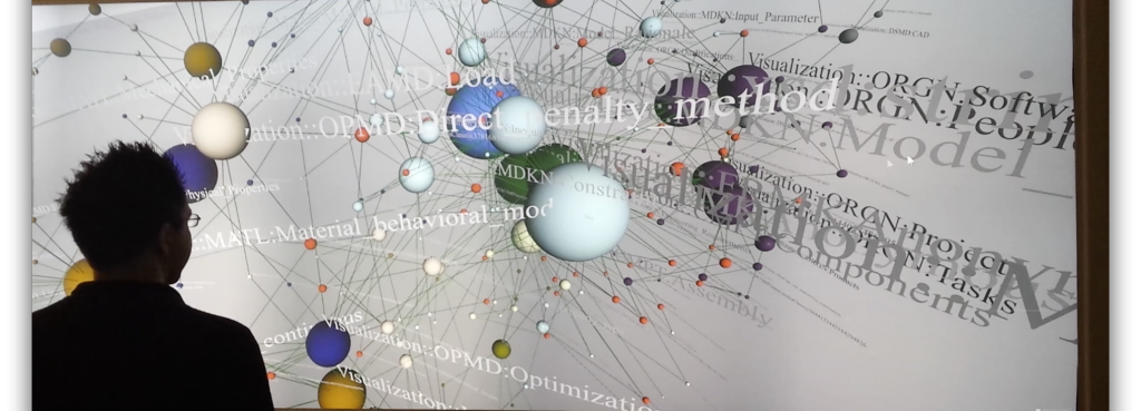 OSNAP Visualization on a High-Resolution 3D Wall